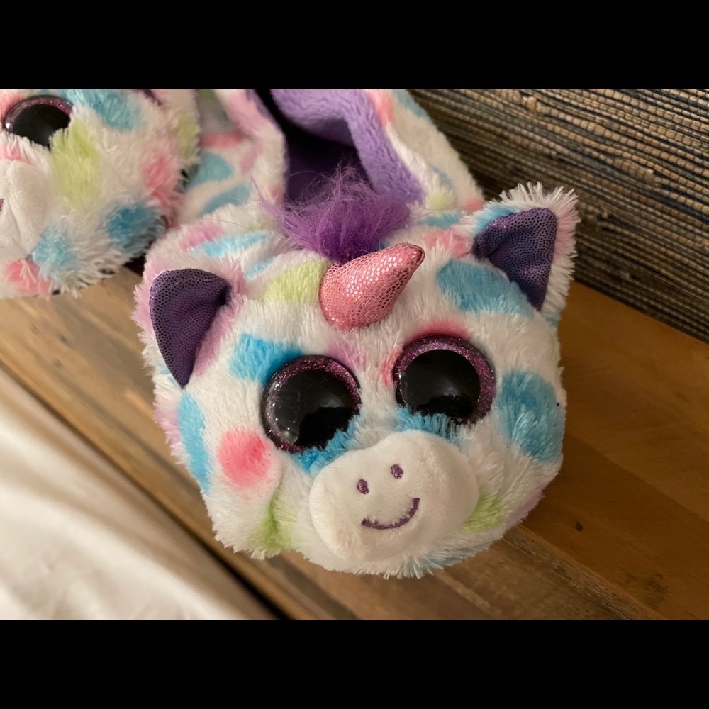 TY Beenie Boos Slippers - Wishful